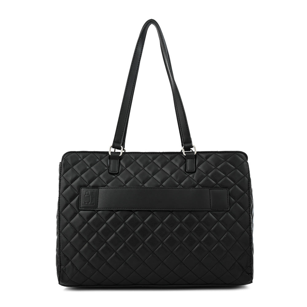 Cartera Dos Asas Porta Laptop 14" Bugi Negro Especial