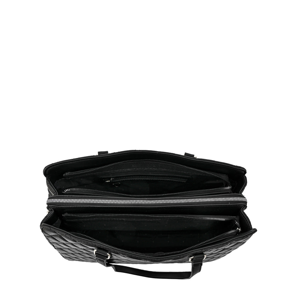 Cartera Dos Asas Porta Laptop 14" Bugi Negro Especial