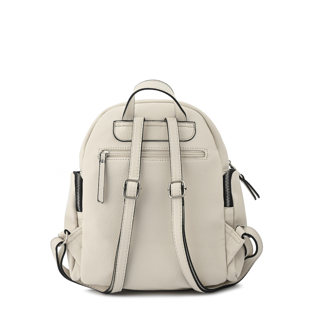 Mochila Cler Blanco Crudo