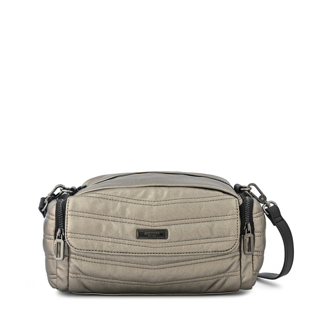 Crossbody Madeleine Plateado Oscuro