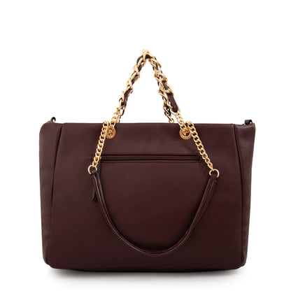 Cartera Dos Asas Demi Burdeo