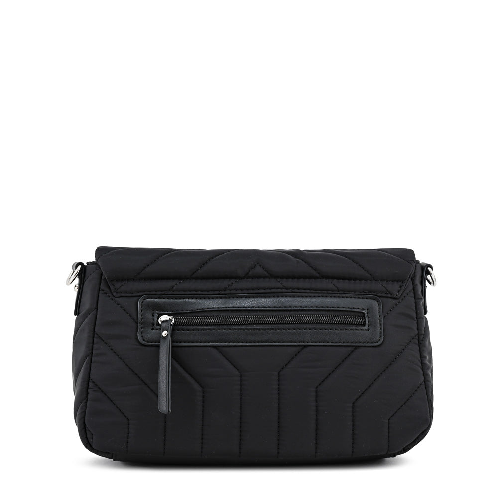Crossbody Con Tapa Armenia Negro Especial