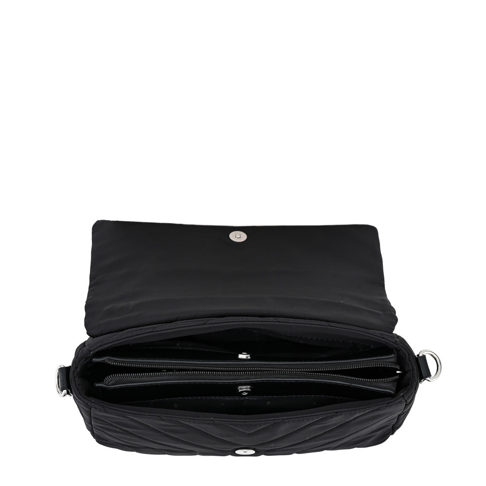 Crossbody Con Tapa Armenia Negro Especial