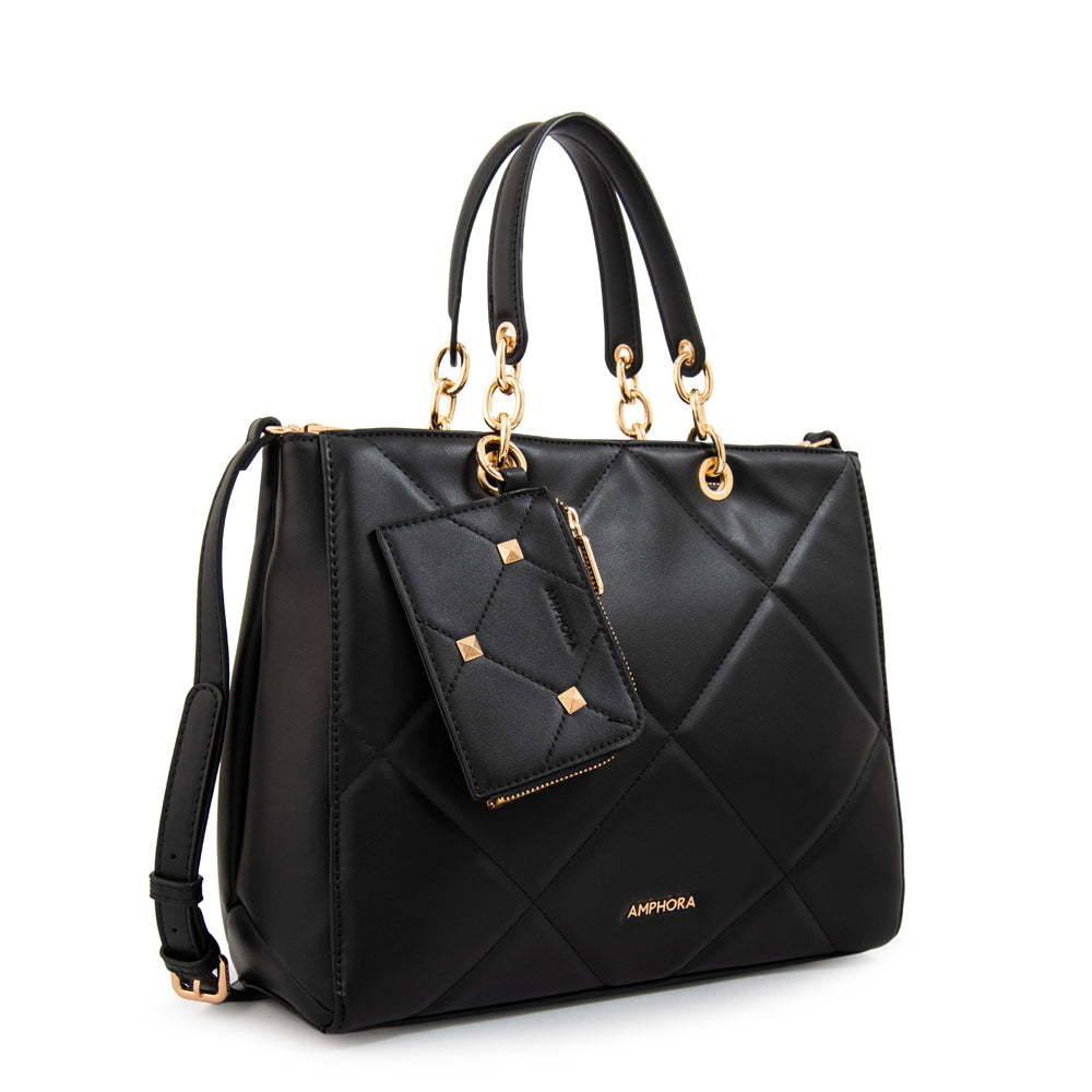 Cartera Dos Asas Keny Negro