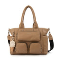 Cartera Dos Asas Gelatto Beige Oscuro