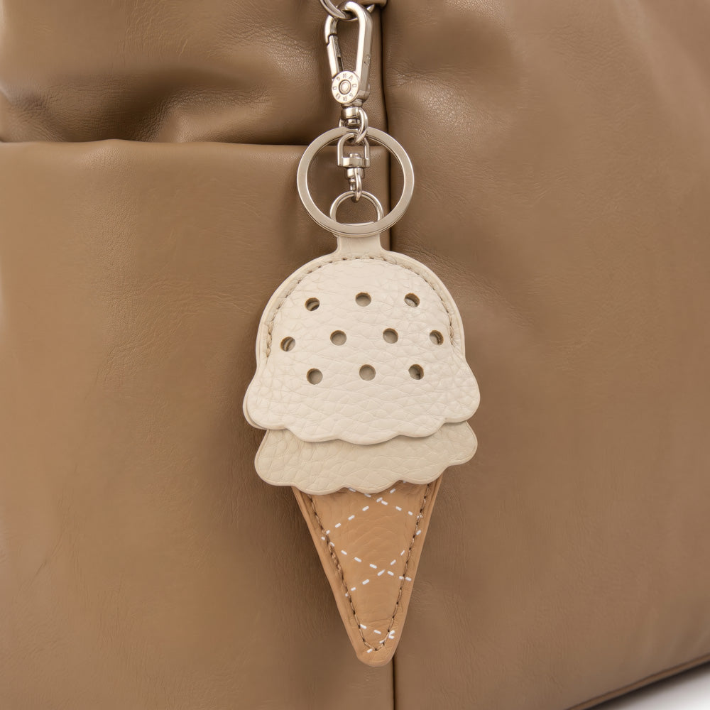 Cartera Dos Asas Gelatto Beige Oscuro
