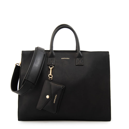 Cartera Dos Asas Mabel Negro