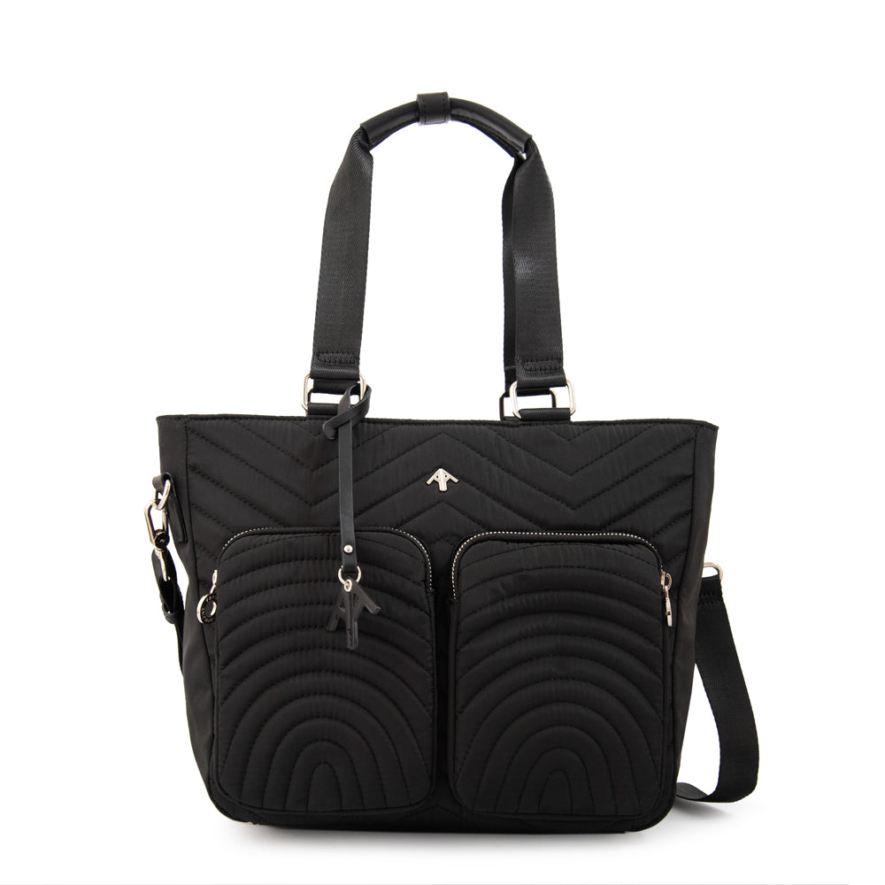 Cartera Dos Asas Georgia Negro