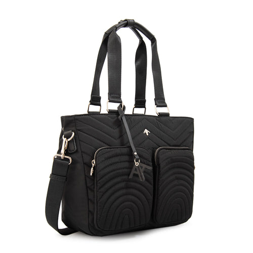 Cartera Dos Asas Georgia Negro