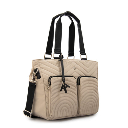 Cartera Dos Asas Georgia Beige