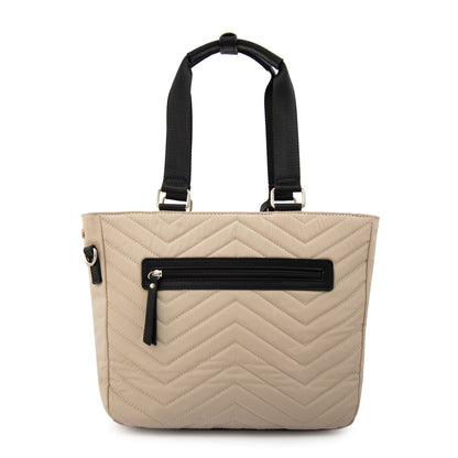 Cartera Dos Asas Georgia Beige