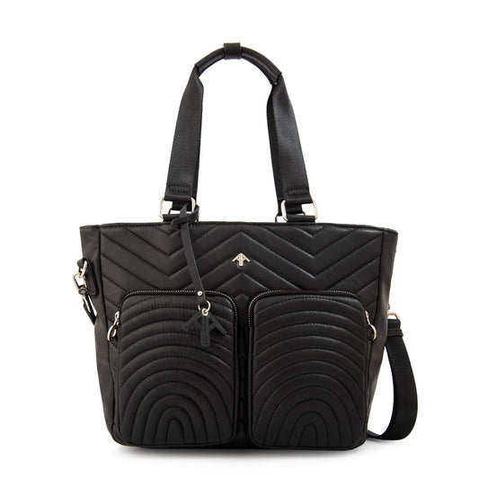 Cartera Dos Asas Georgia Negro Especial