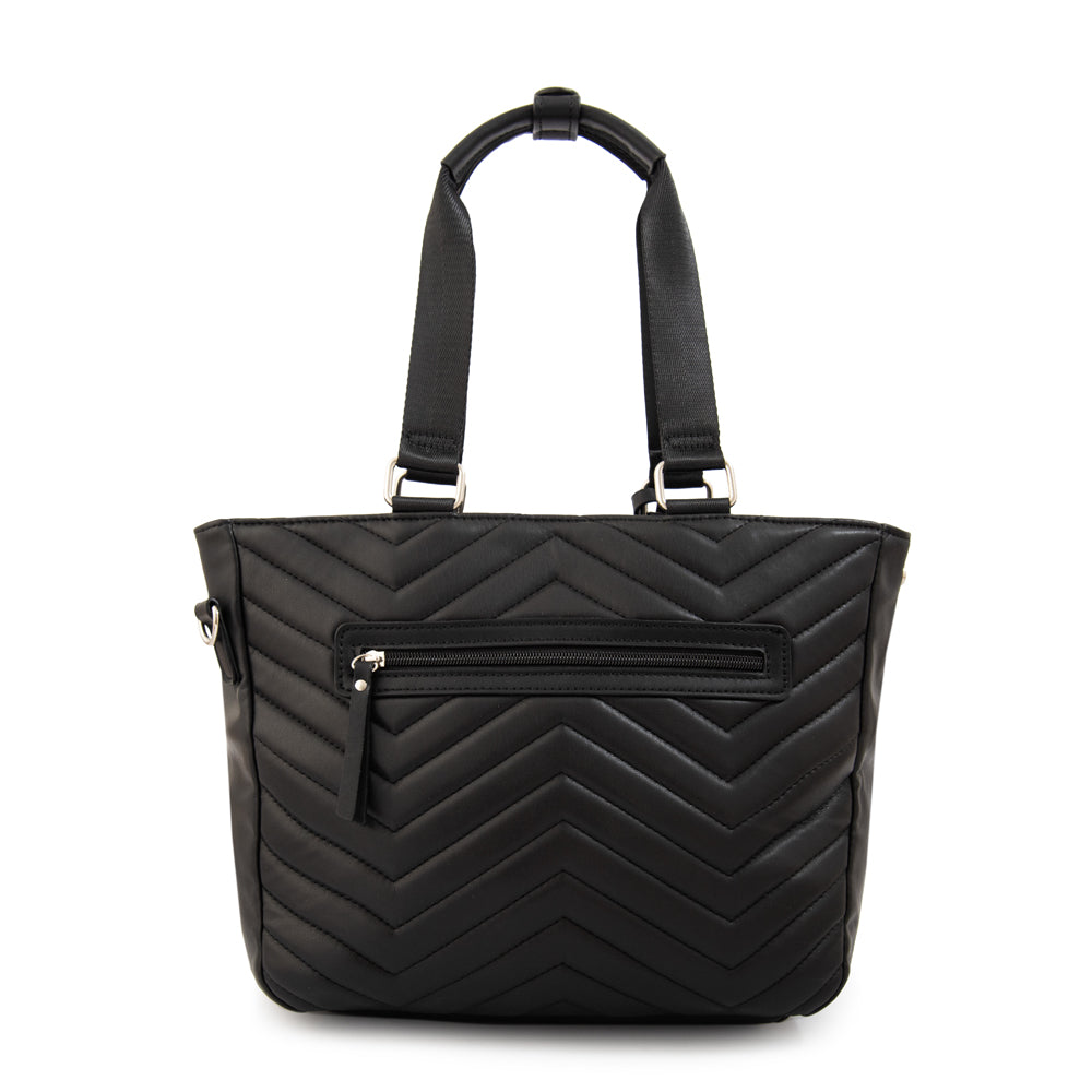 Cartera Dos Asas Georgia Negro Especial