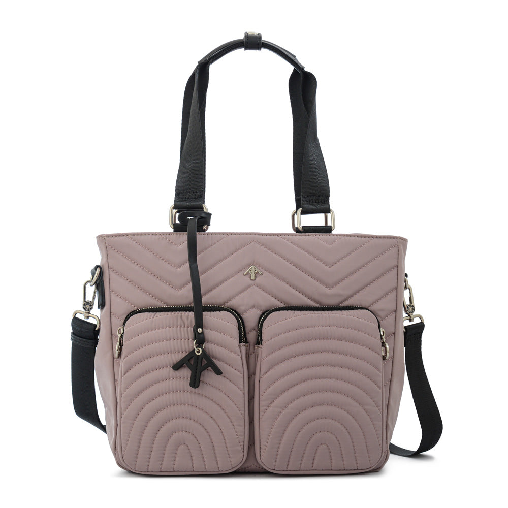Cartera Dos Asas Georgia Rosado Viejo
