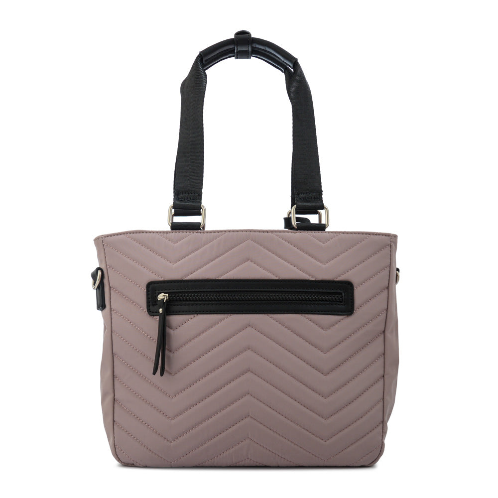 Cartera Dos Asas Georgia Rosado Viejo