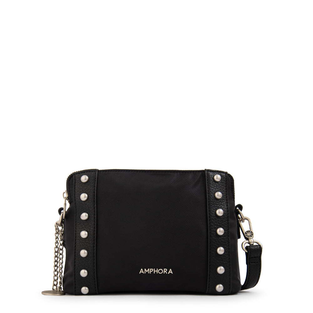 Crossbody Angela Nylon Negro