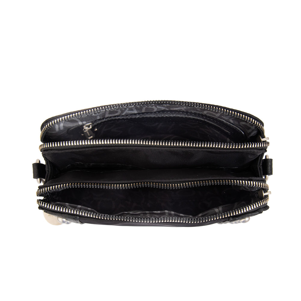 Crossbody Angela Nylon Negro