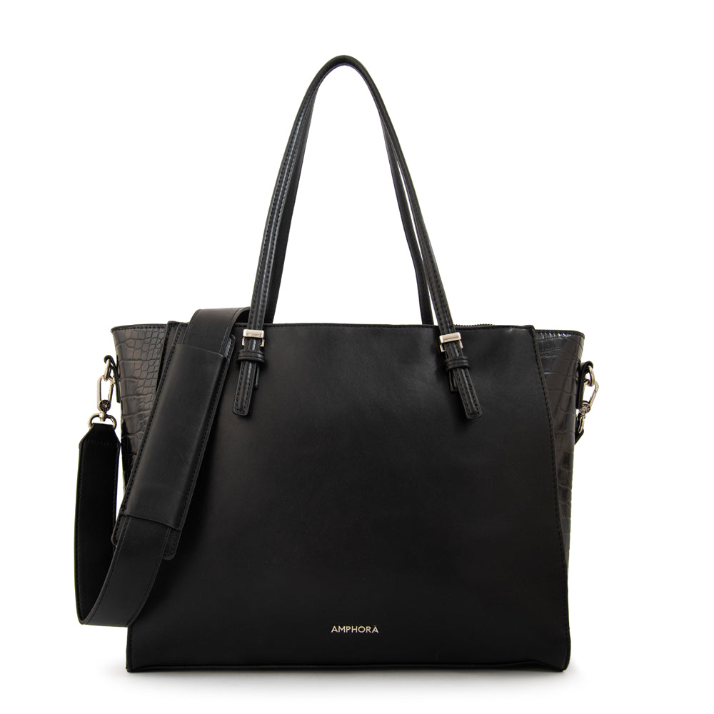 Cartera dos asas porta laptop Samantha