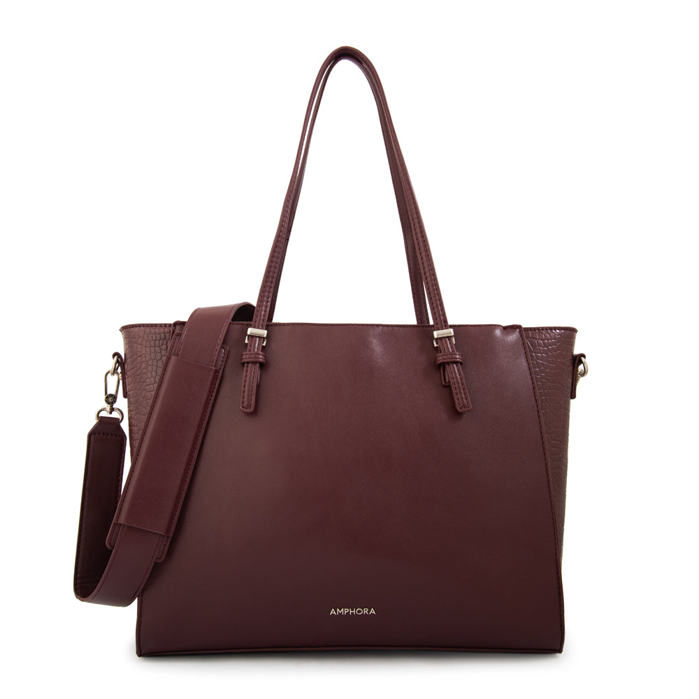 Cartera dos asas porta laptop Samantha
