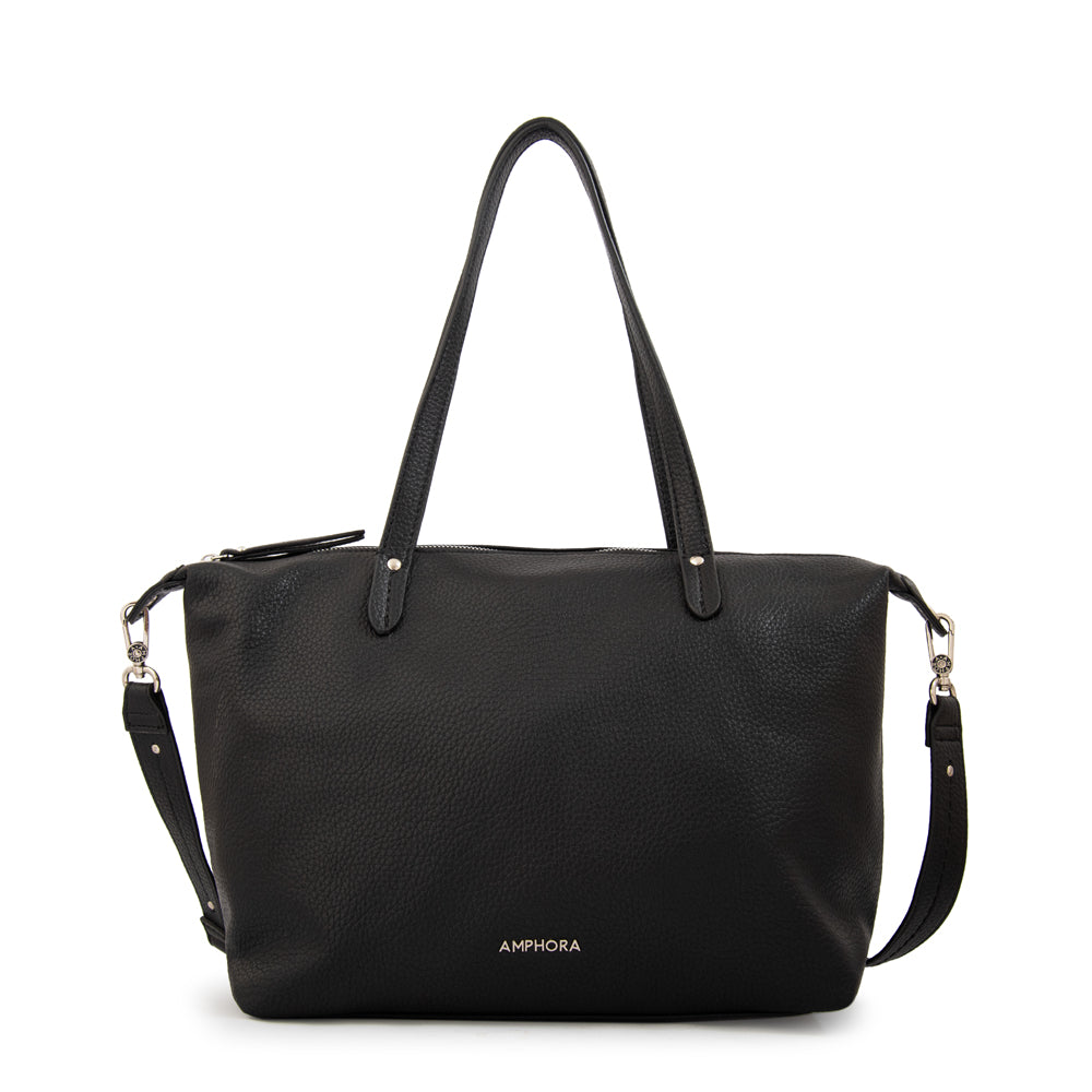 Cartera Dos Asas Francesca Negro