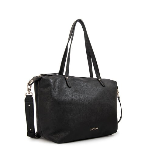 Cartera Dos Asas Francesca Negro