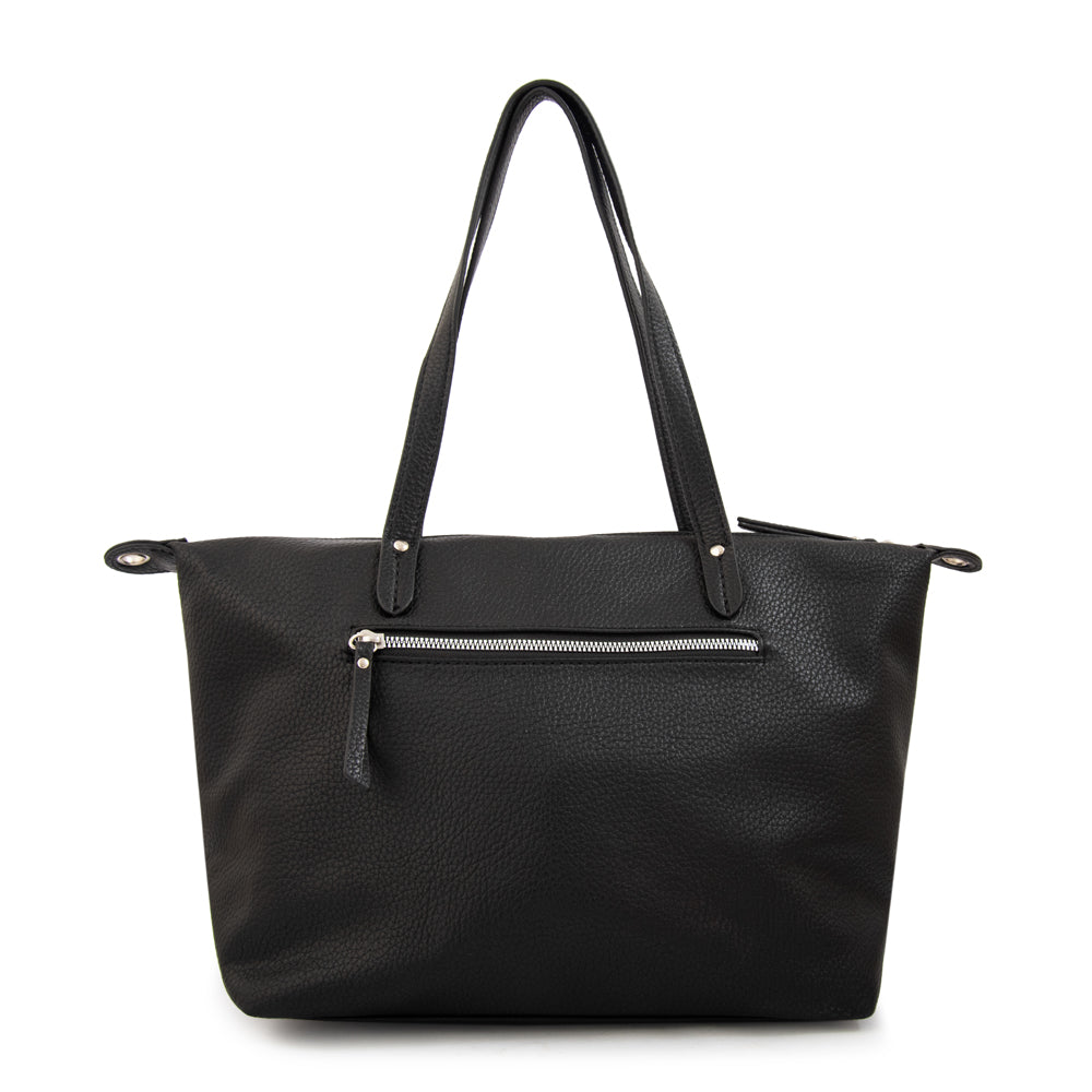 Cartera Dos Asas Francesca Negro
