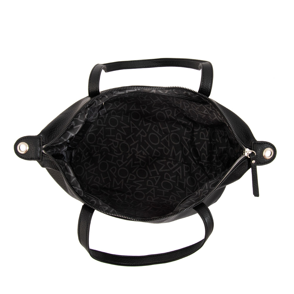 Cartera Dos Asas Francesca Negro