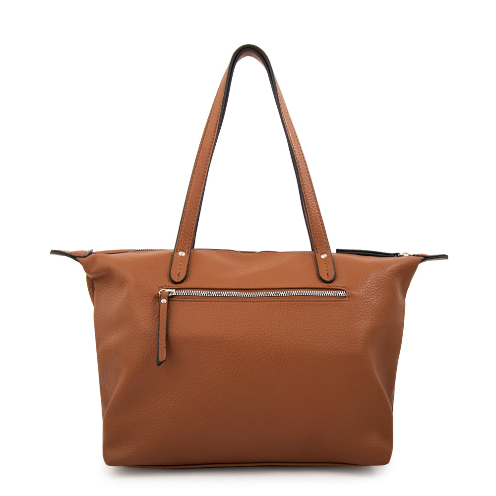 Cartera Dos Asas Francesca Café