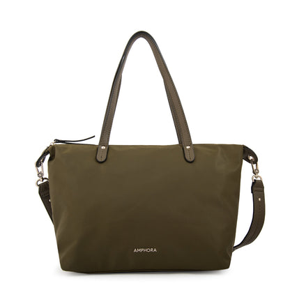 Cartera Dos Asas Francesca Verde Oscuro