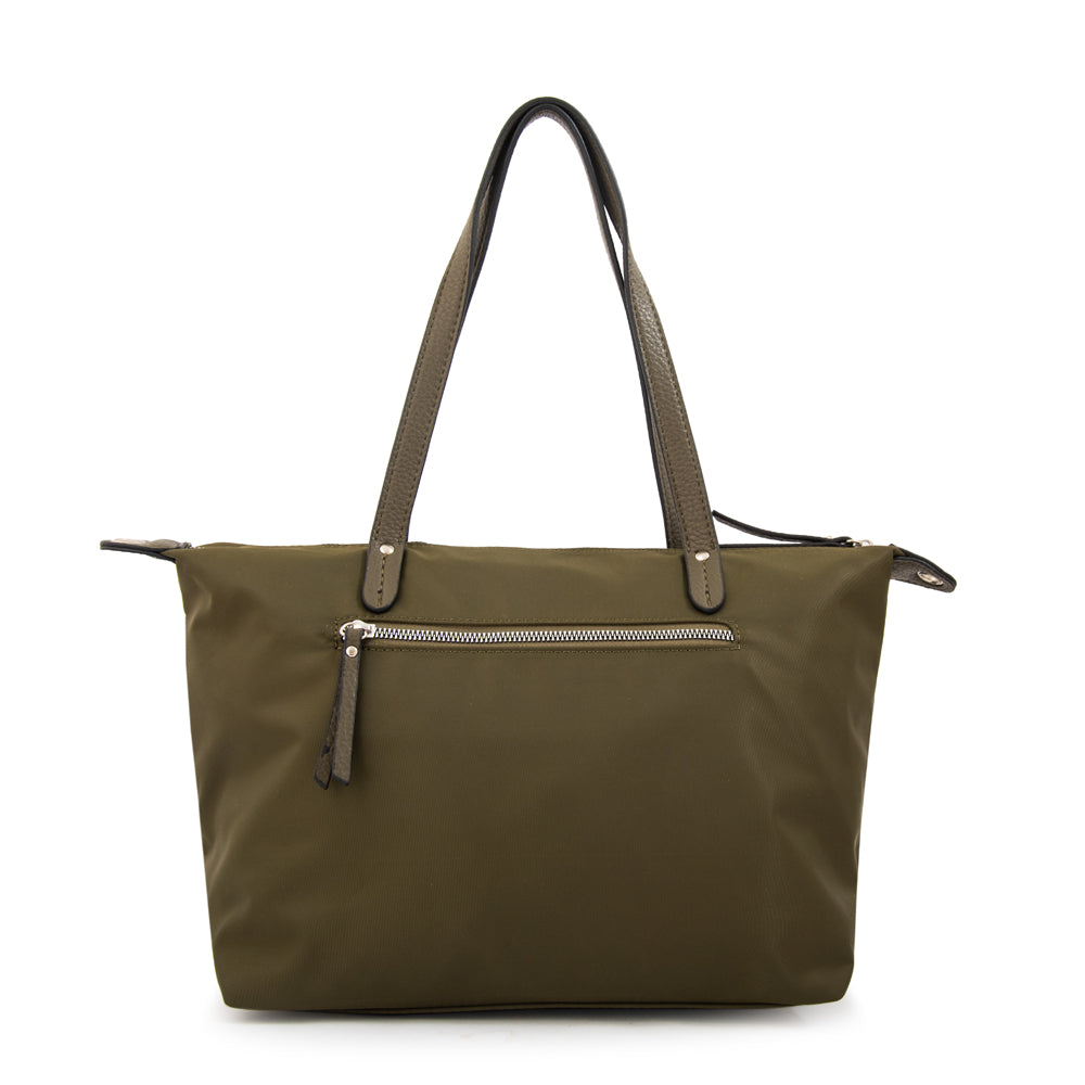 Cartera Dos Asas Francesca Verde Oscuro