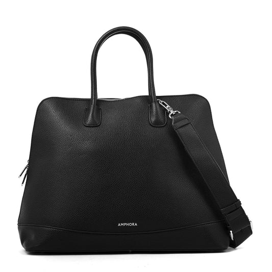 Cartera Dos Asas Porta Laptop Gloria Negro