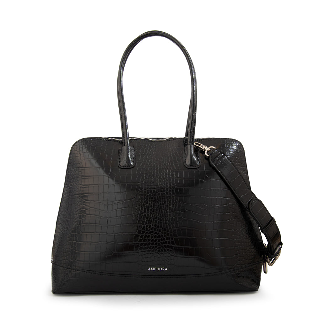 Cartera Dos Asas Portalaptop Gloria Negro
