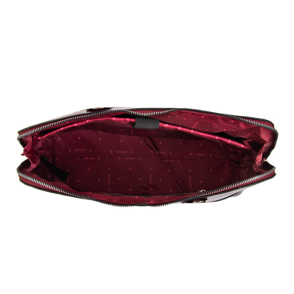 Cartera Dos Asas Portalaptop Gloria Burdeo