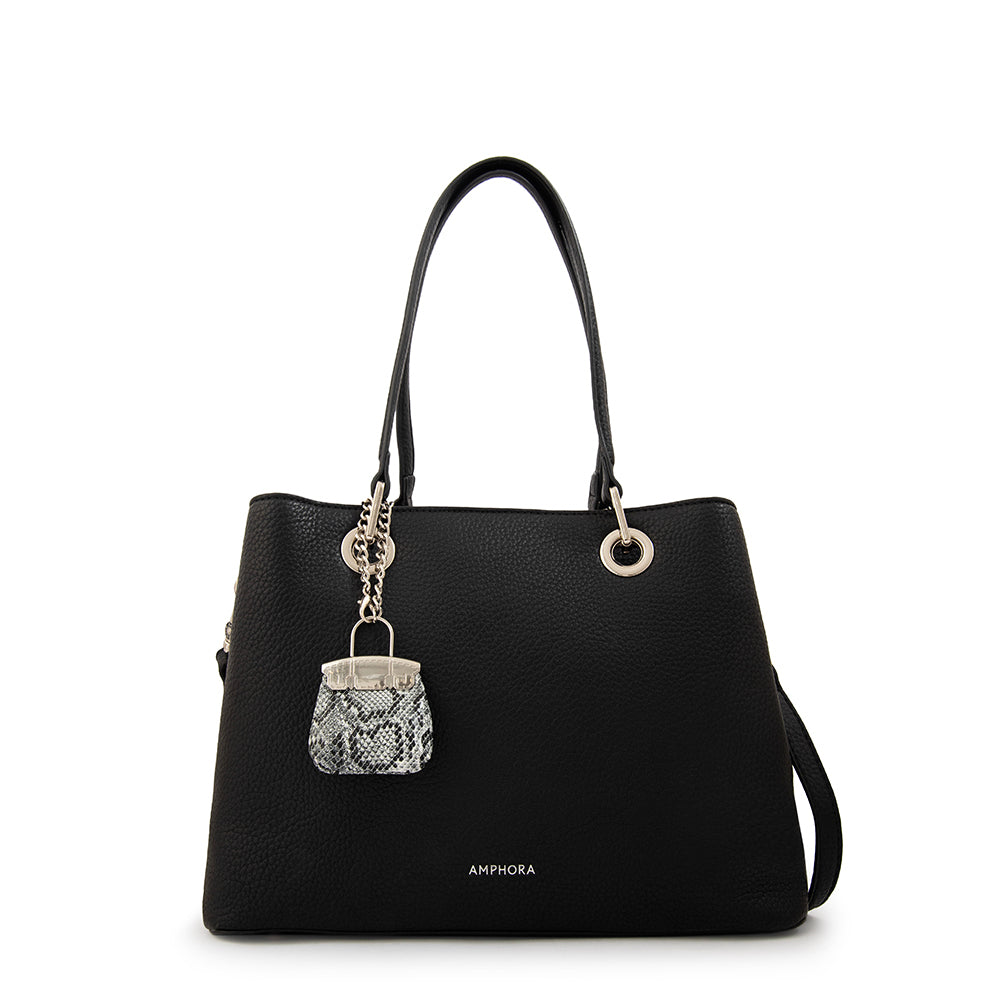Cartera Dos Asas Jenifer Negro