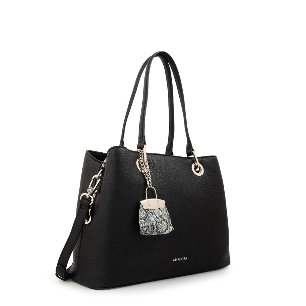Cartera Dos Asas Jenifer Negro