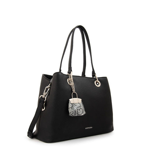 Cartera Dos Asas Jenifer Negro
