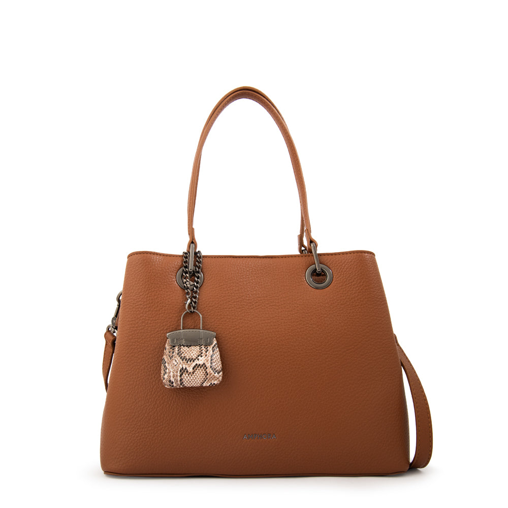 Cartera Dos Asas Jenifer Café