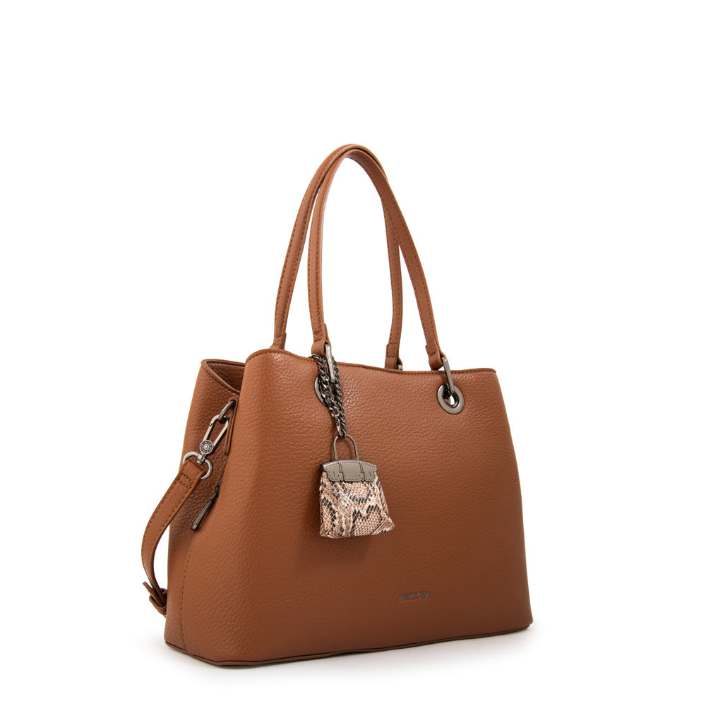 Cartera Dos Asas Jenifer Café