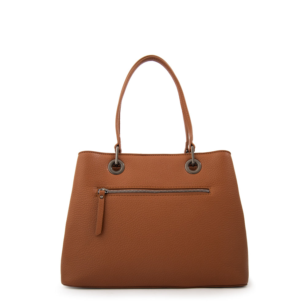 Cartera Dos Asas Jenifer Café
