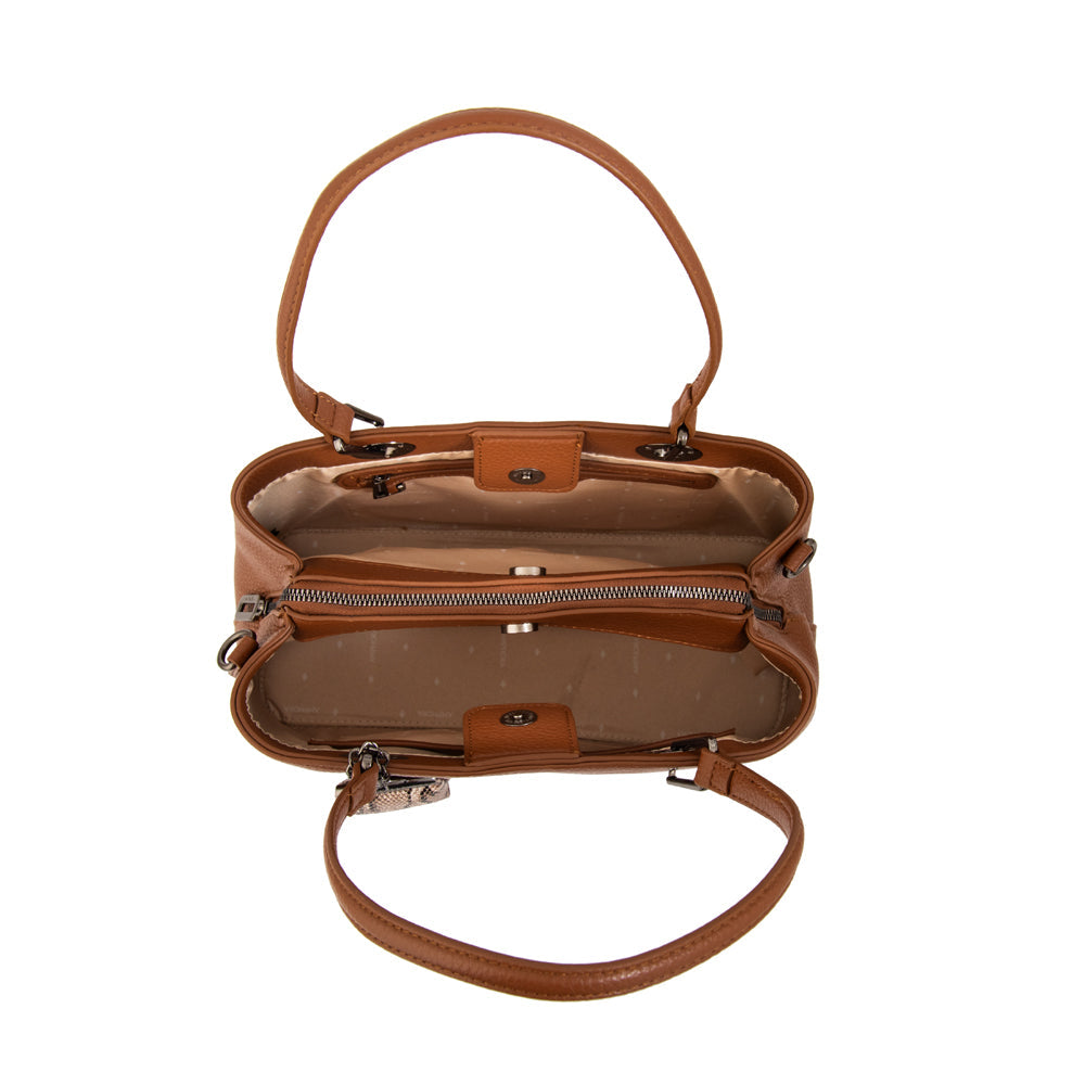 Cartera Dos Asas Jenifer Café