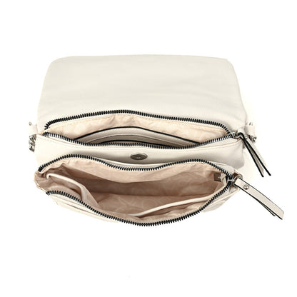 Crossbody Brenda Blanco Crudo