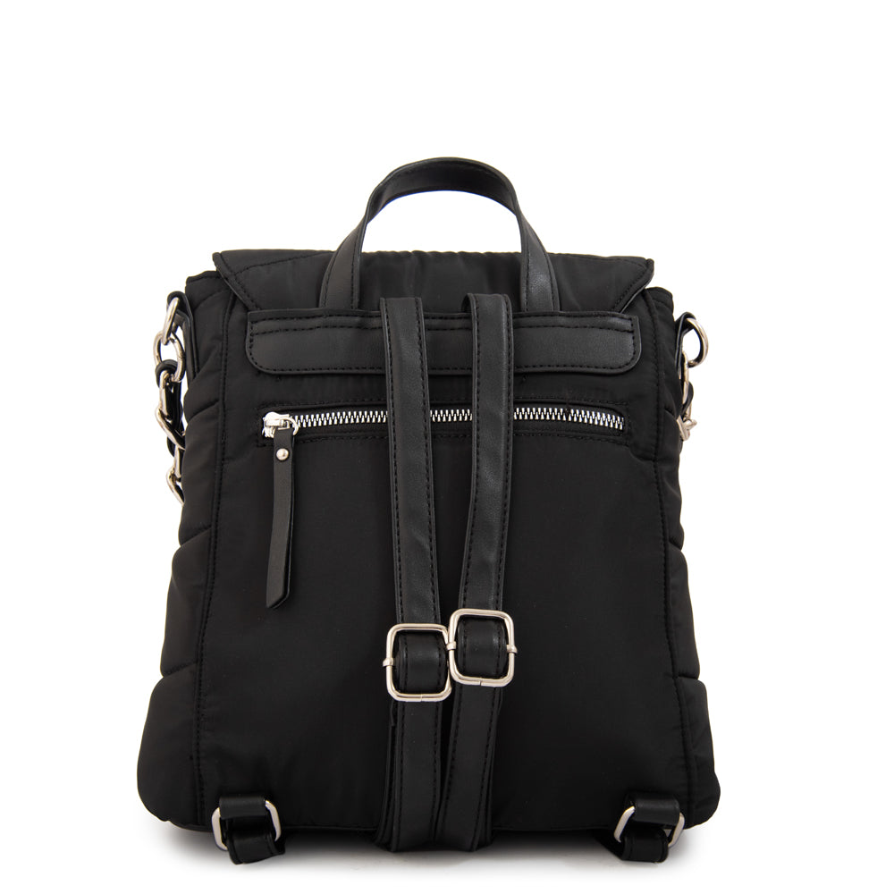 Mochila Mariela Nylon-Negro
