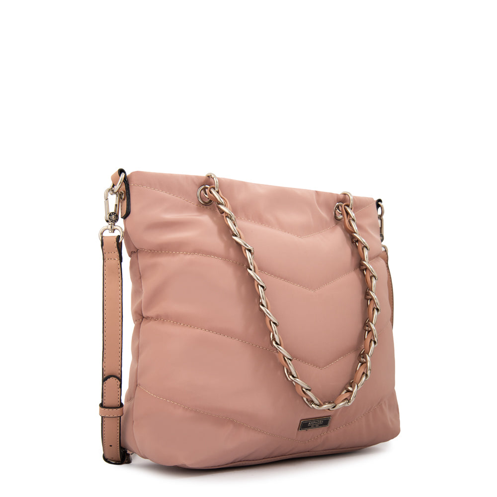 Cartera Dos Asas Mariela Rosado Viejo