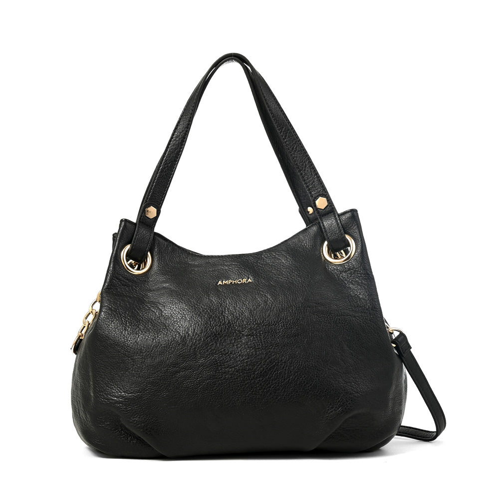 Cartera Dos Asas Katherine Negro