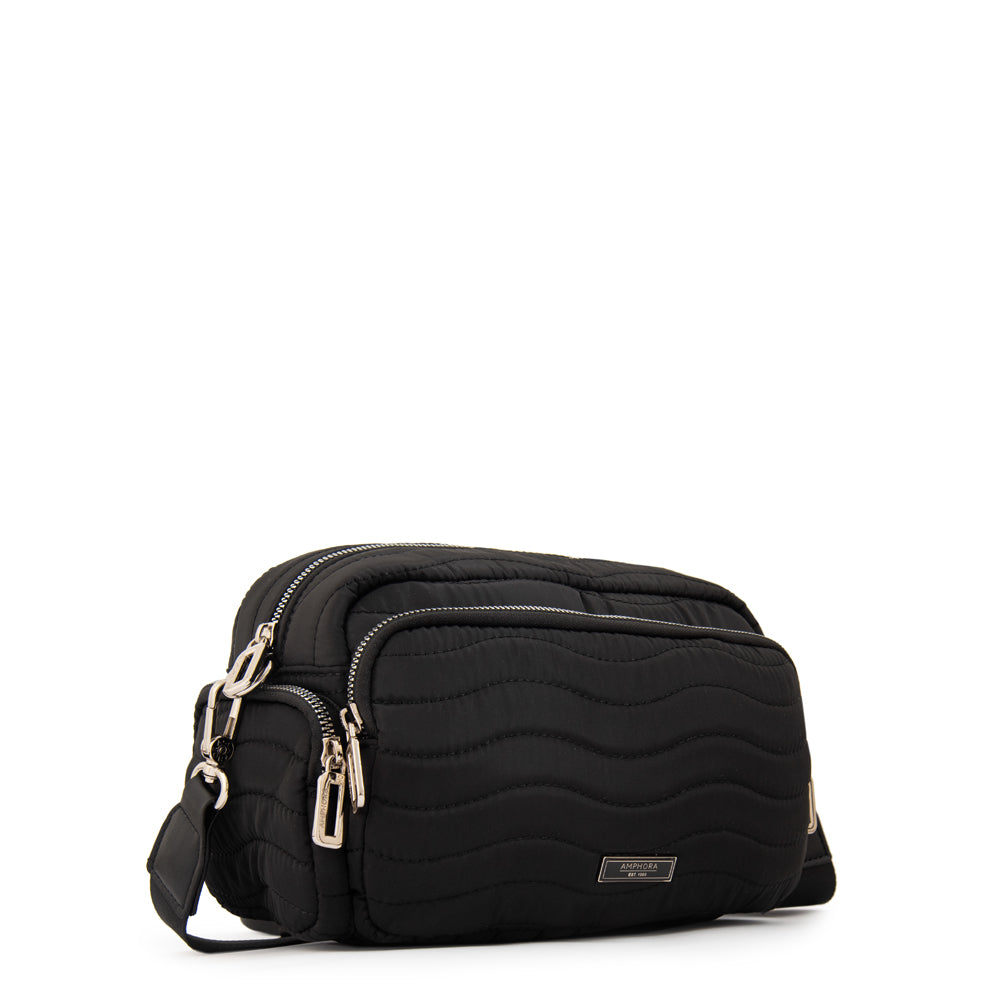 Crossbody Evelyn Nylon Negro