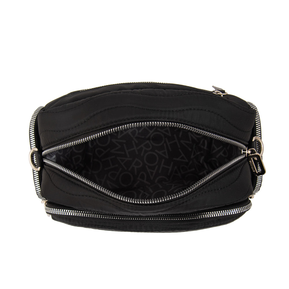 Crossbody Evelyn Nylon Negro