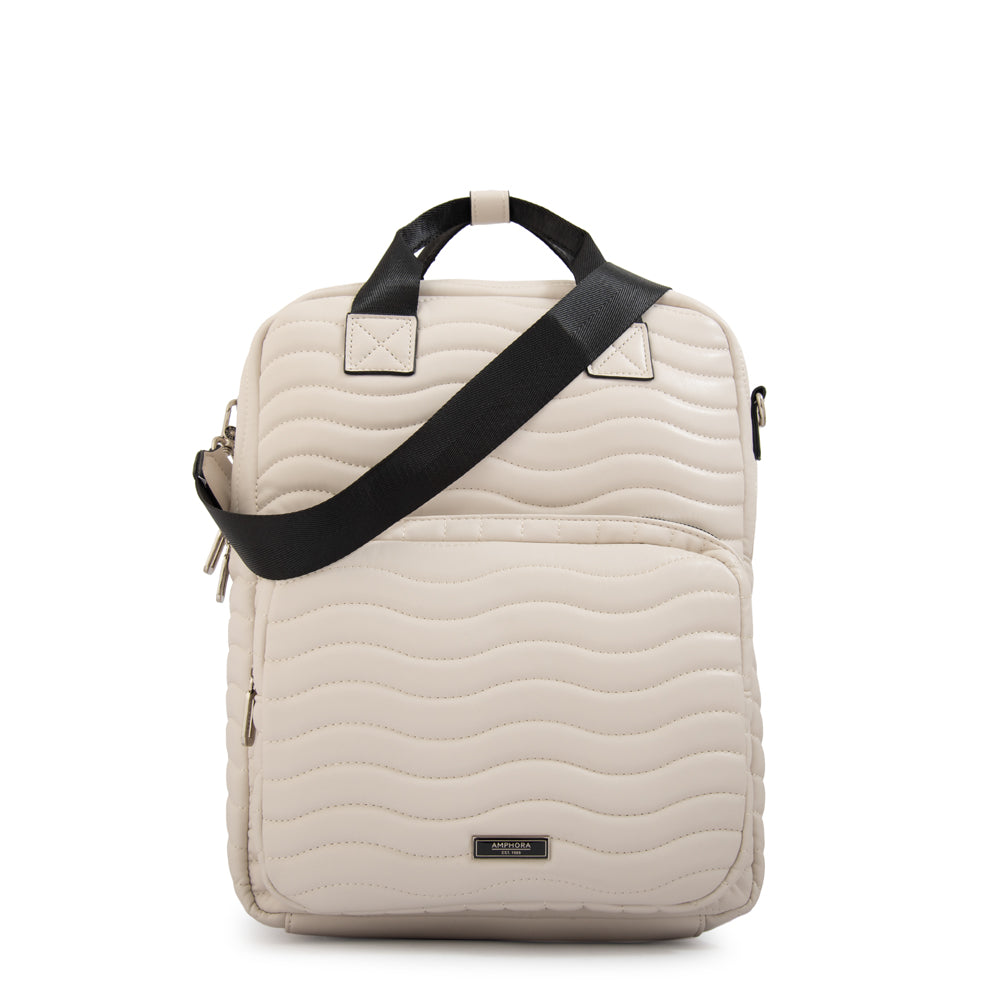Mochila Porta Laptop Evelyn Blanco Crudo