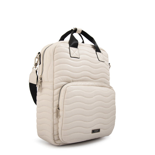 Mochila Porta Laptop Evelyn Blanco Crudo