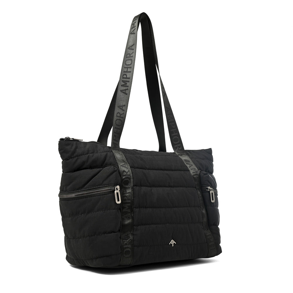 Cartera Dos Asas Grande Simona Negro