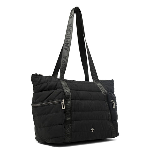 Cartera Dos Asas Grande Simona Negro